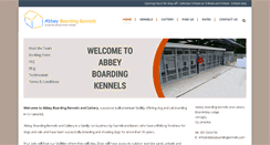 Desktop Screenshot of abbeyboardingkennels.com